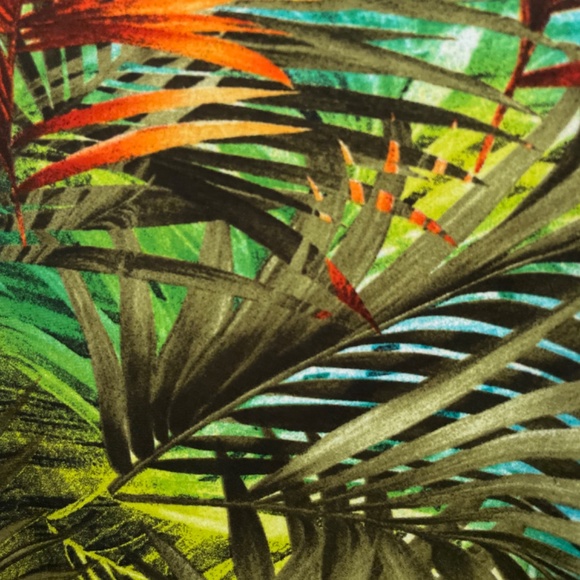 Gitane made in Canada, hawaïien print, tunic/dress, size medium, mini length - Picture 4 of 9